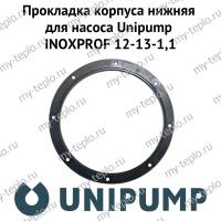 Прокладка корпуса нижняя для насоса Unipump INOXPROF 12-13-1,1 (prkorpnUnipINPR12)