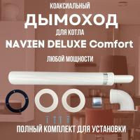 Дымоход для котла NAVIEN DELUXE Comfort любой мощности, комплект антилед (Китай) (DYMdeluxecomf)