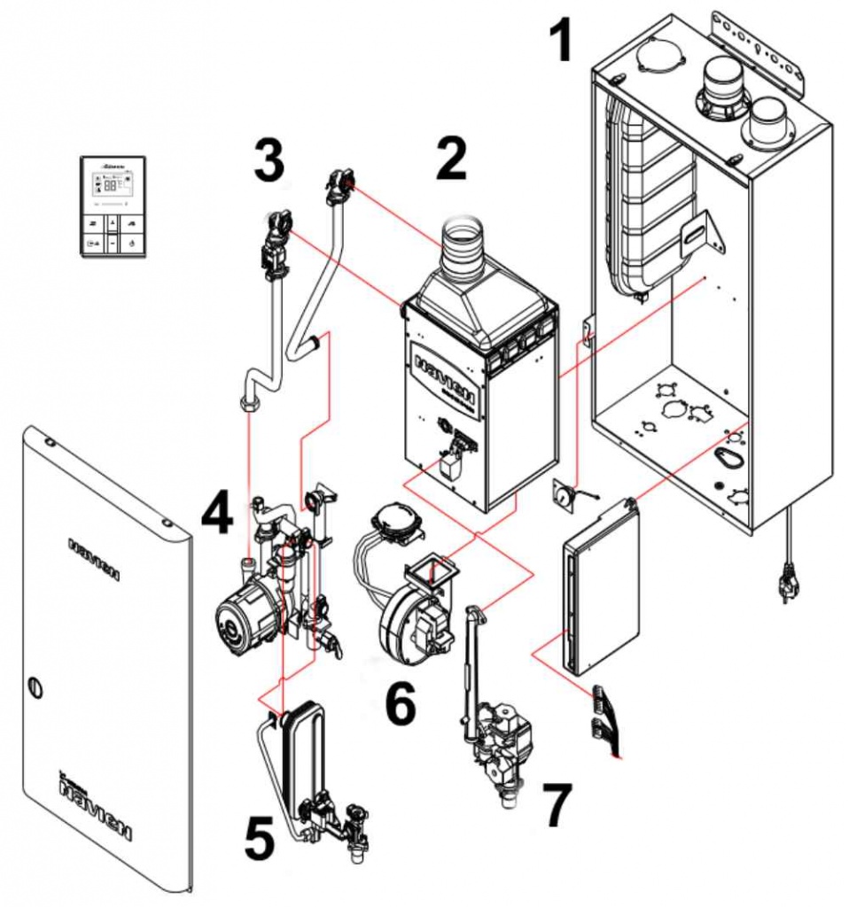 запчасти Navien Ace 24k