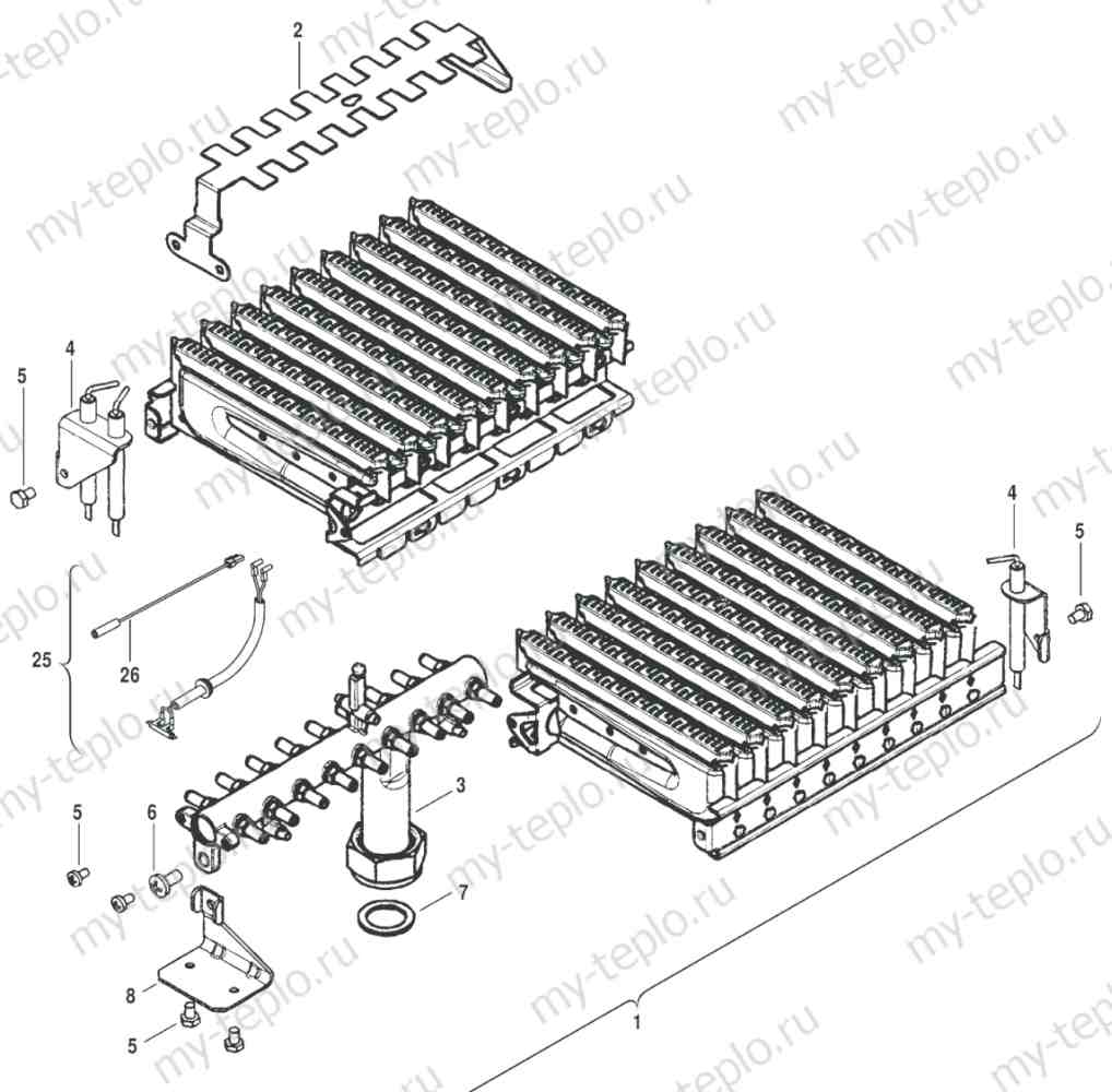 Купить запчасти Buderus Logamax U054-24 в Златоусте