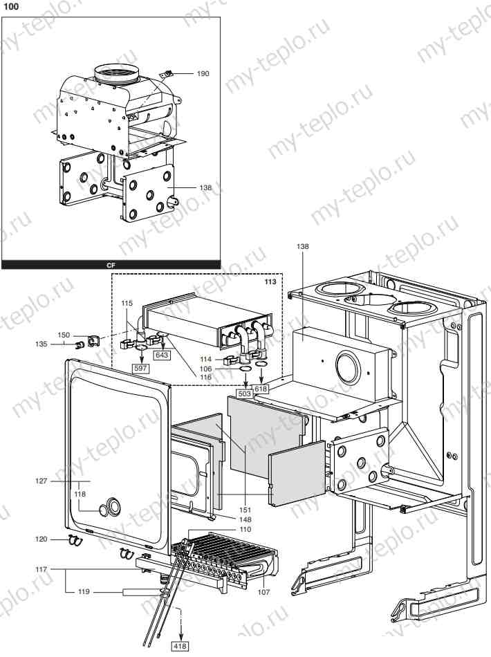 Запчасти Ariston EGIS 24 FF купить в Златоусте