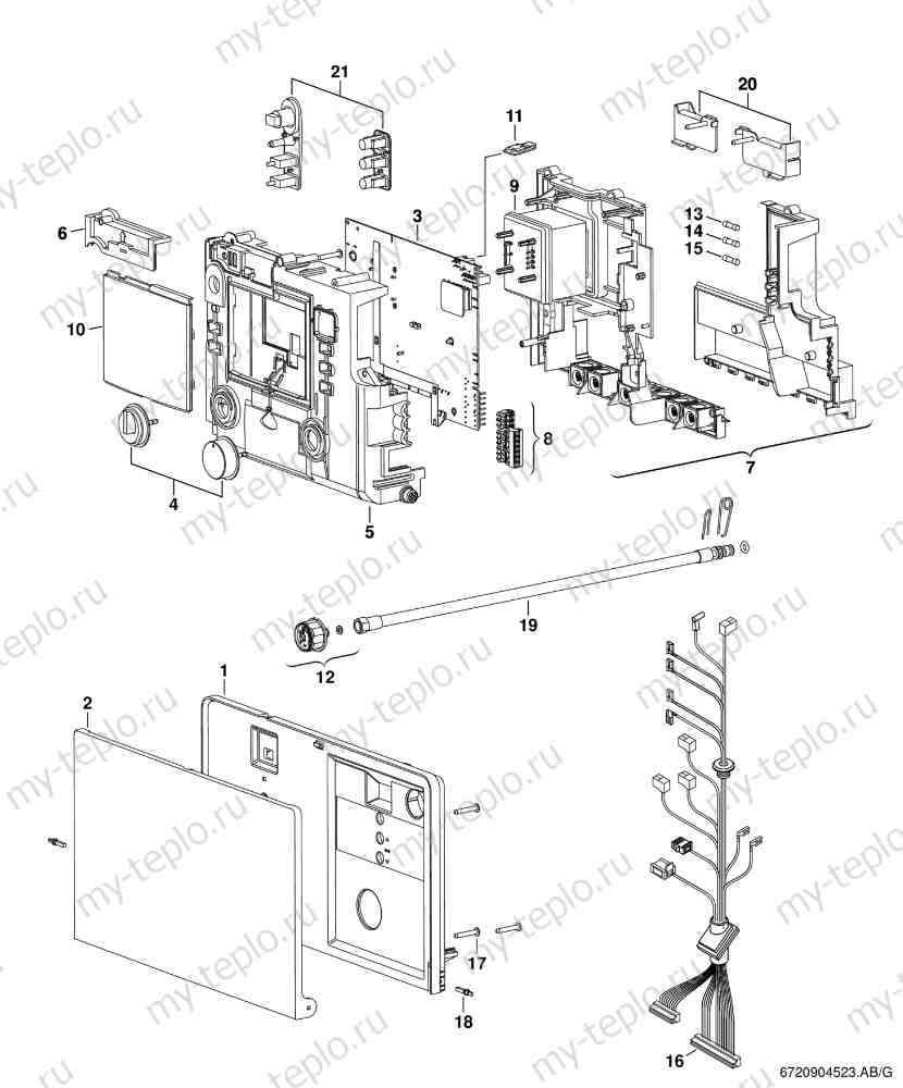 Купить запчасти Buderus Logamax U054-24 в Златоусте