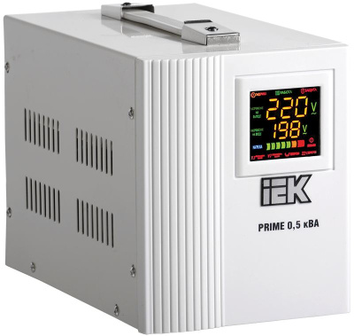 Стабилизатор напряжения IEK Prime (0,5 кВА, переносной) (IVS31-1-00500)